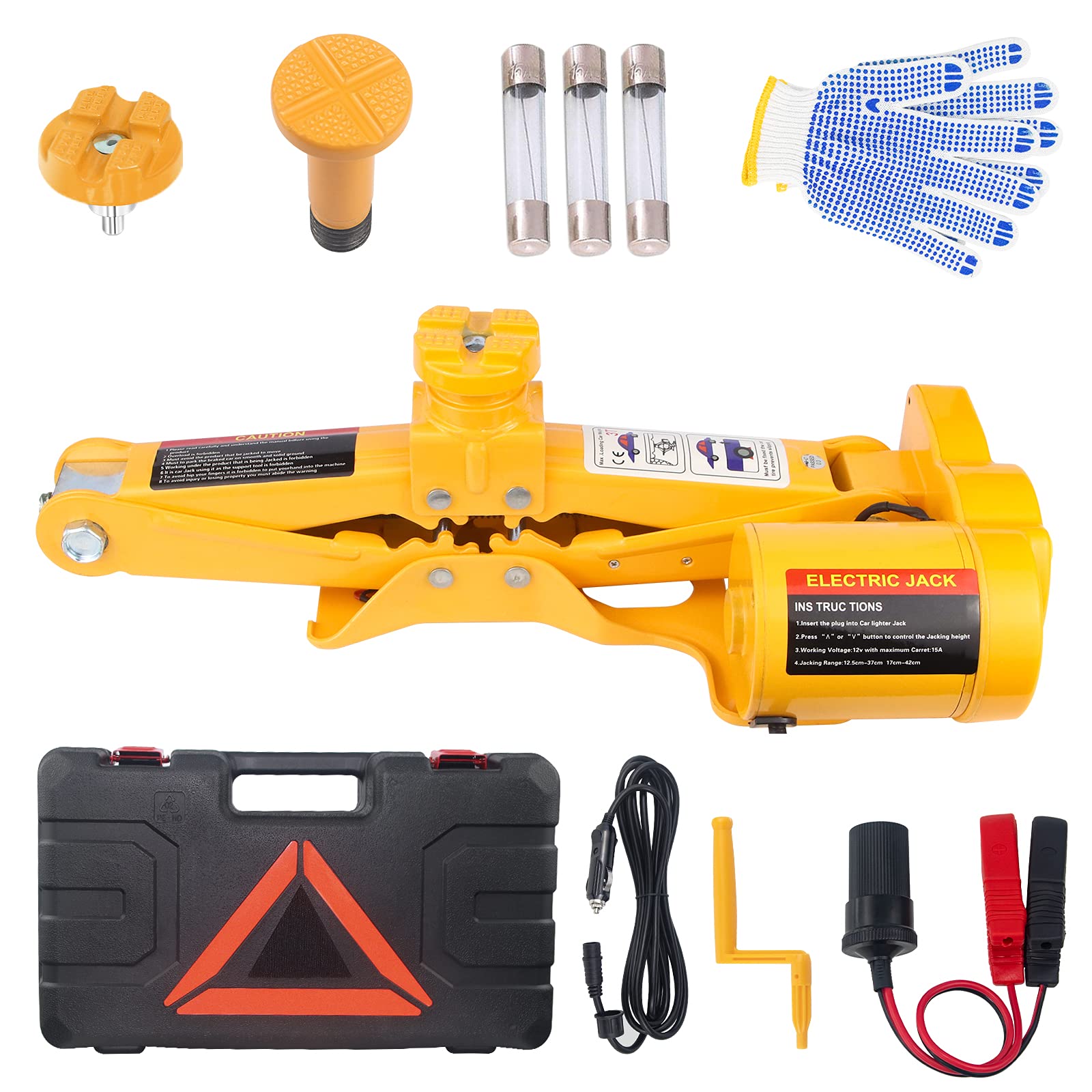Amazon | E-HEELP 電動ジャッキ 3t 車用 12V 耐荷重 3トン ジャッキ